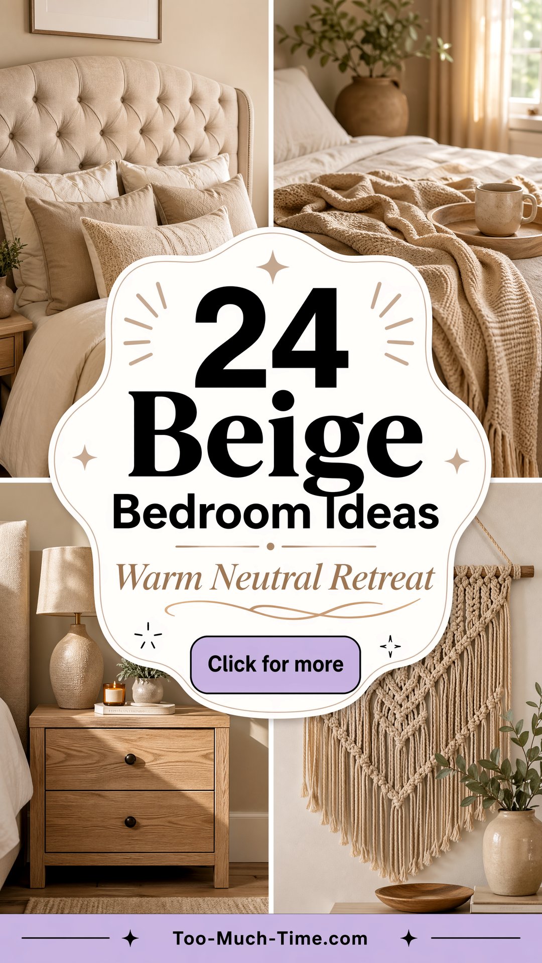 24 Beige Bedroom Ideas Neutrals and Warm Accents - 24 Beige Bedroom Ideas: Neutrals and Warm Accents