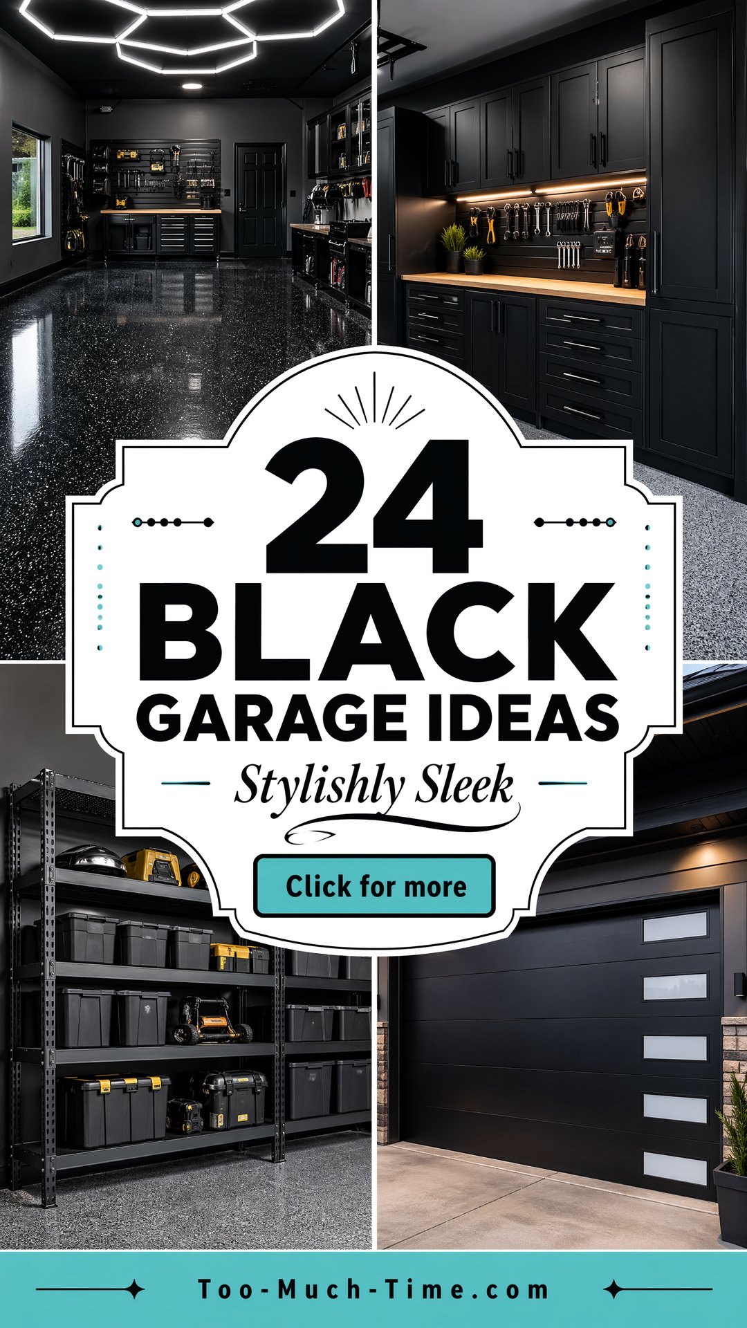 24 Black Garage Ideas for a Stylish Space Today - 24 Black Garage Ideas for a Stylish Space Today