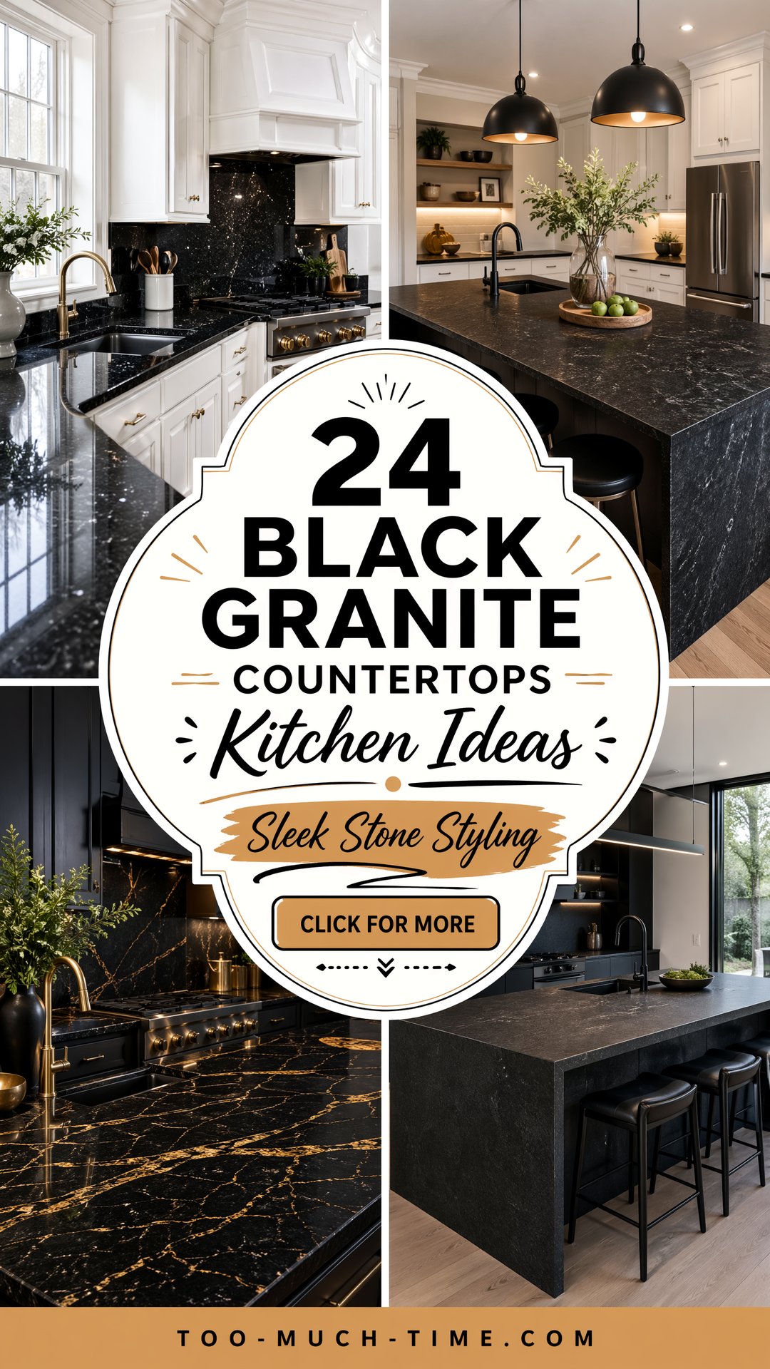 24 Black Granite Countertops Kitchen Ideas for Style - 24 Black Granite Countertops Kitchen Ideas for Style