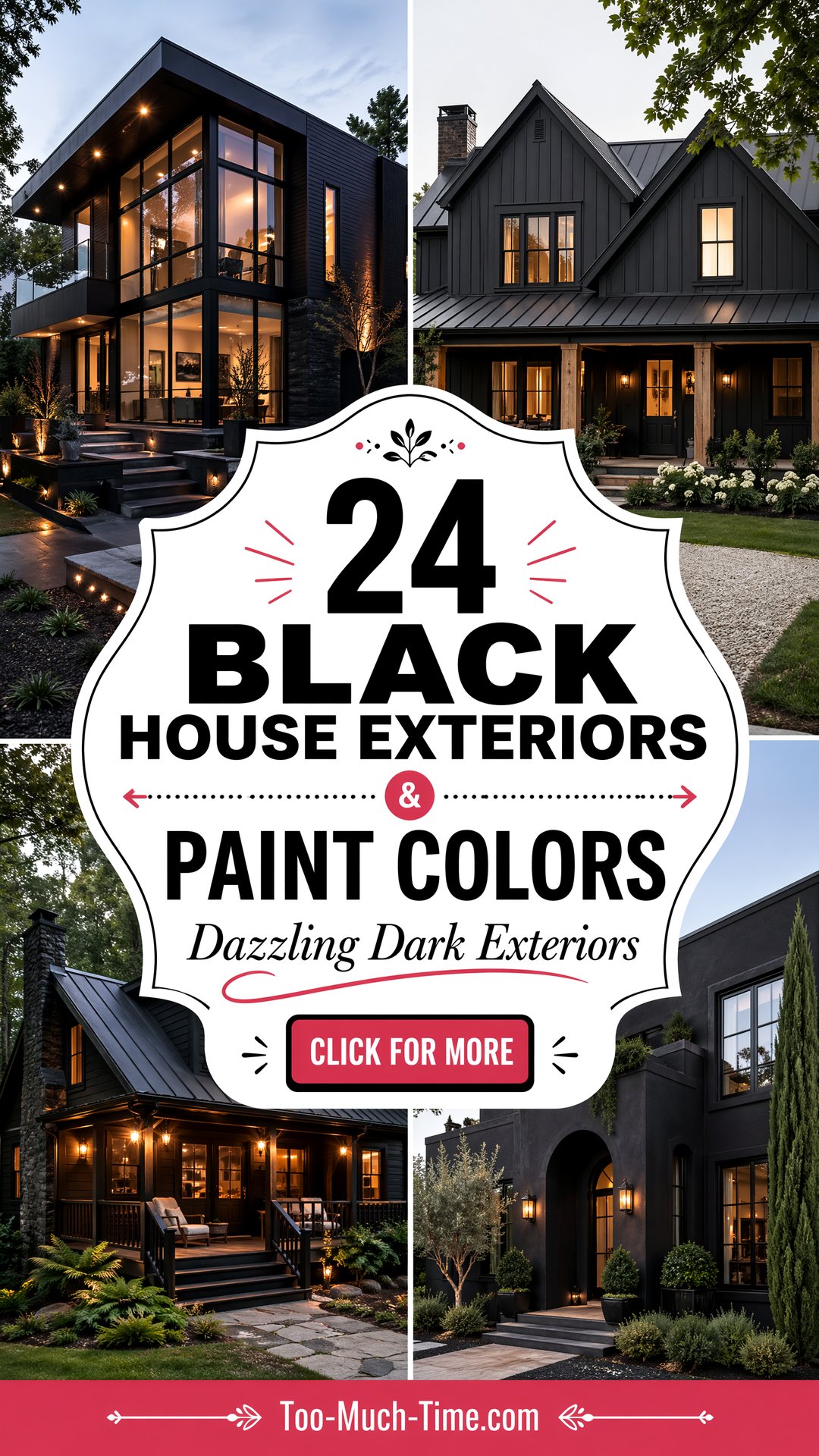 24 Black House Exteriors and Paint Colors Sparkle - 24 Black House Exteriors & Paint Colors Sparkle