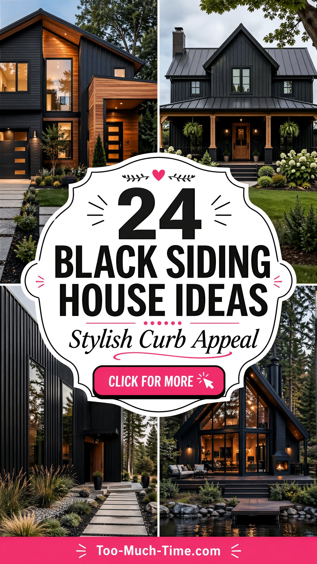 24 Black Siding House Ideas for Curb Appeal in Style - 24 Black Siding House Ideas for Curb Appeal in Style