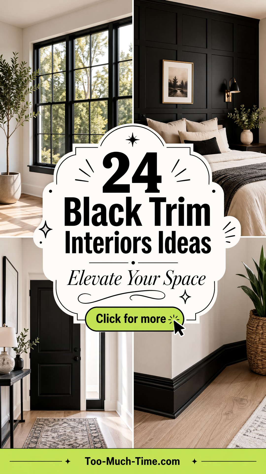 24 Black Trim Interiors Ideas to Elevate Spaces Now - 24 Black Trim Interiors Ideas to Elevate Spaces Now