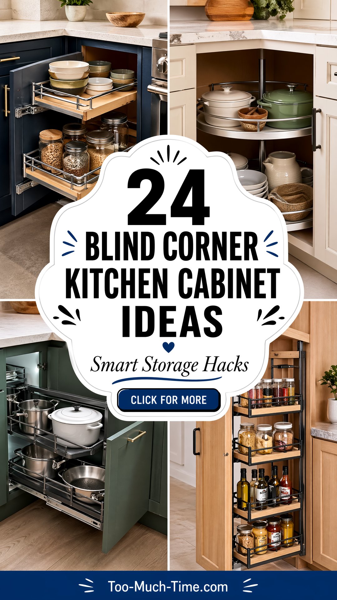 24 Blind Corner Kitchen Cabinet Ideas for Smart Storage - 24 Blind Corner Kitchen Cabinet Ideas for Smart Storage
