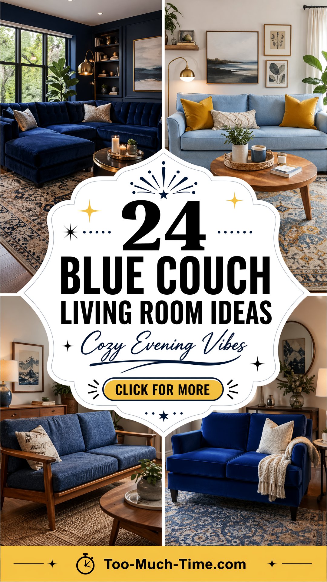 24 Blue Couch Living Room Ideas for Cozy Evenings Daily - 24 Blue Couch Living Room Ideas for Cozy Evenings Daily