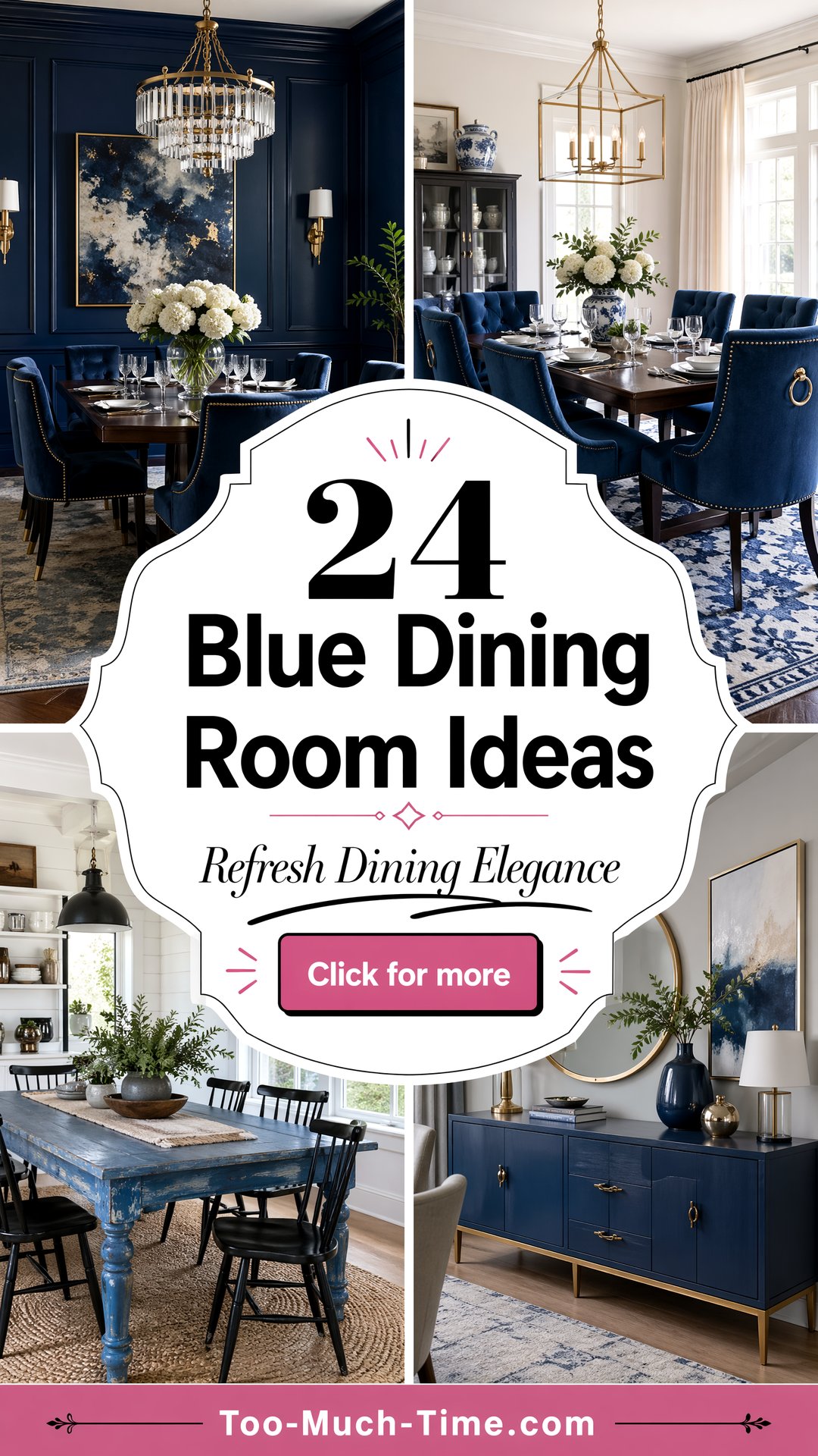 24 Blue Dining Room Ideas to Refresh Your Dining Area. - 24 Blue Dining Room Ideas to Refresh Your Dining Area.