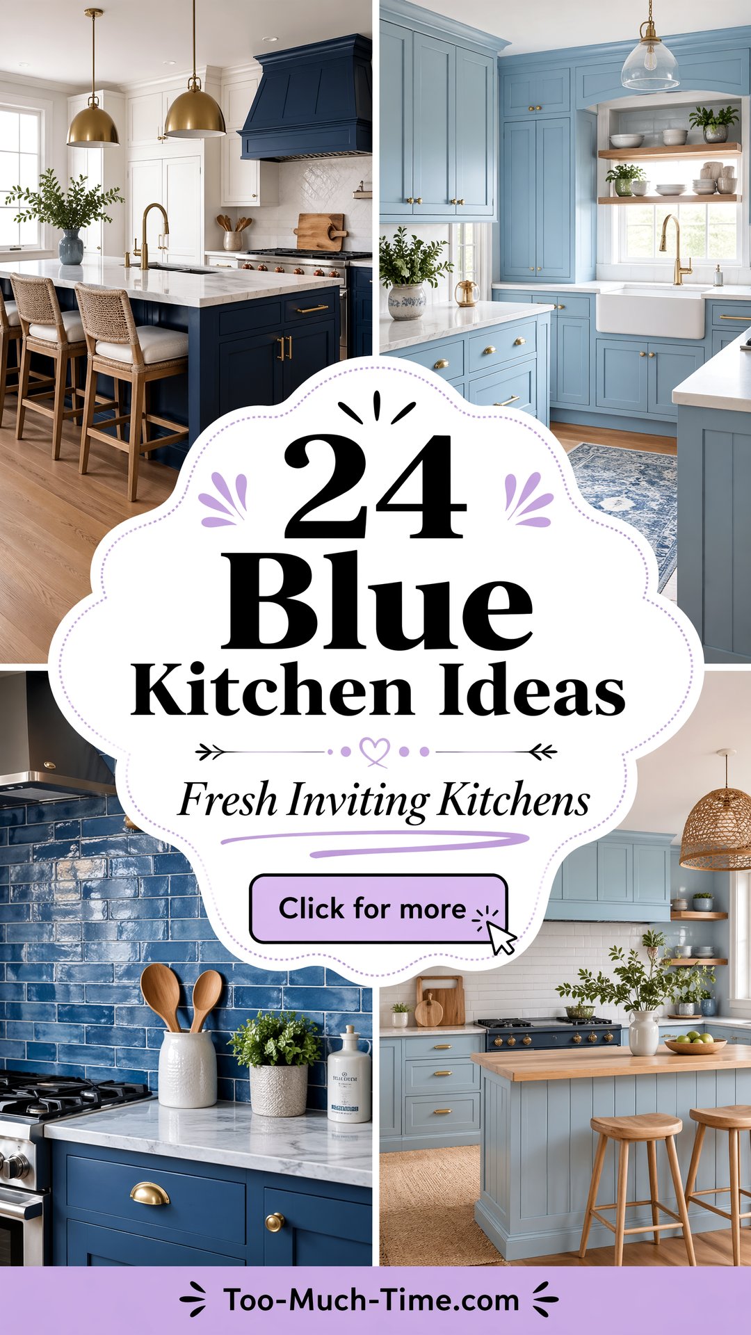 24 Blue Kitchen Ideas for a Fresh Inviting Space Today - 24 Blue Kitchen Ideas for a Fresh, Inviting Space Today