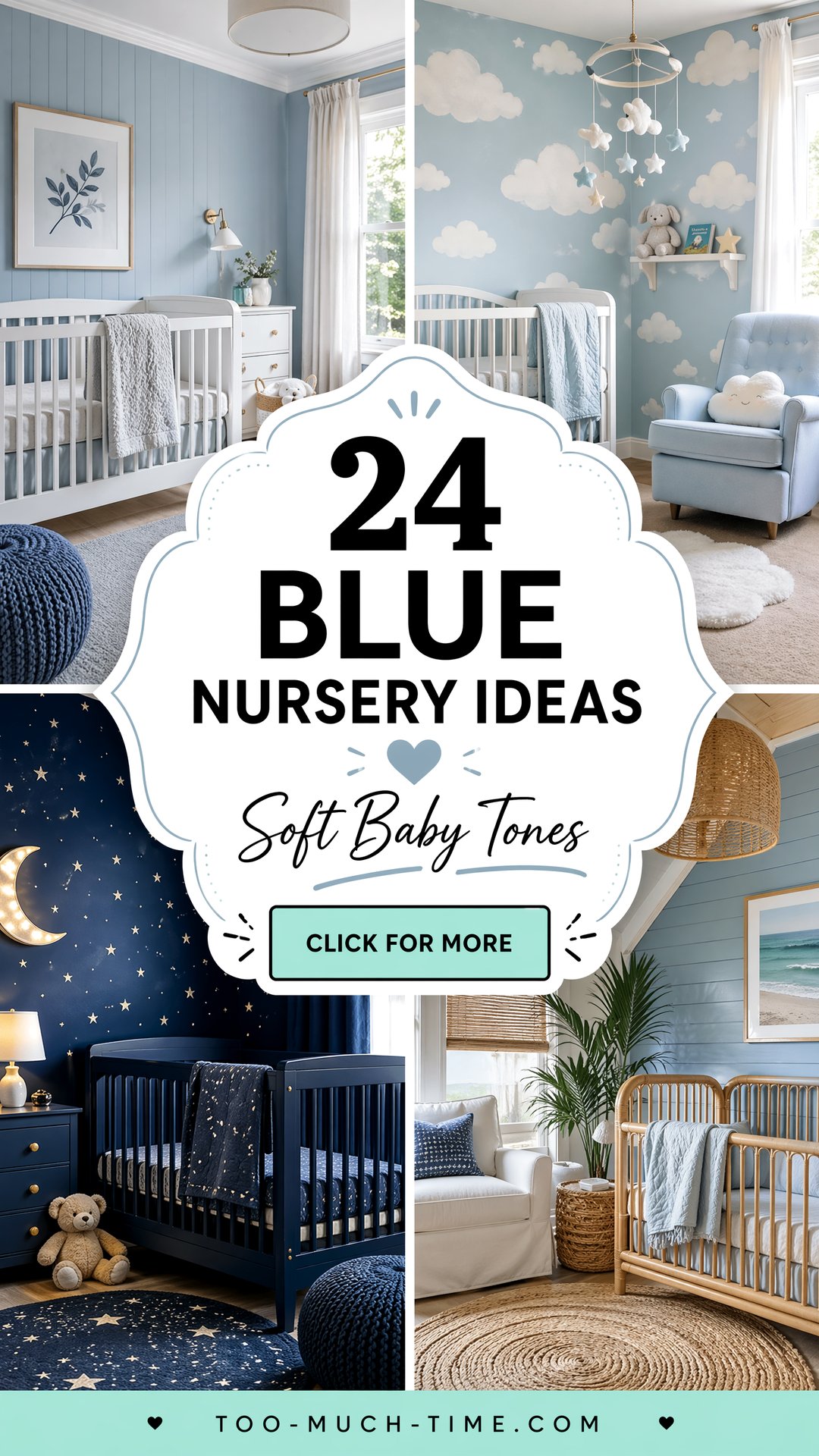 24 Blue Nursery Ideas Soft Tones for Babys Room Mood - 24 Blue Nursery Ideas: Soft Tones for Baby's Room Mood