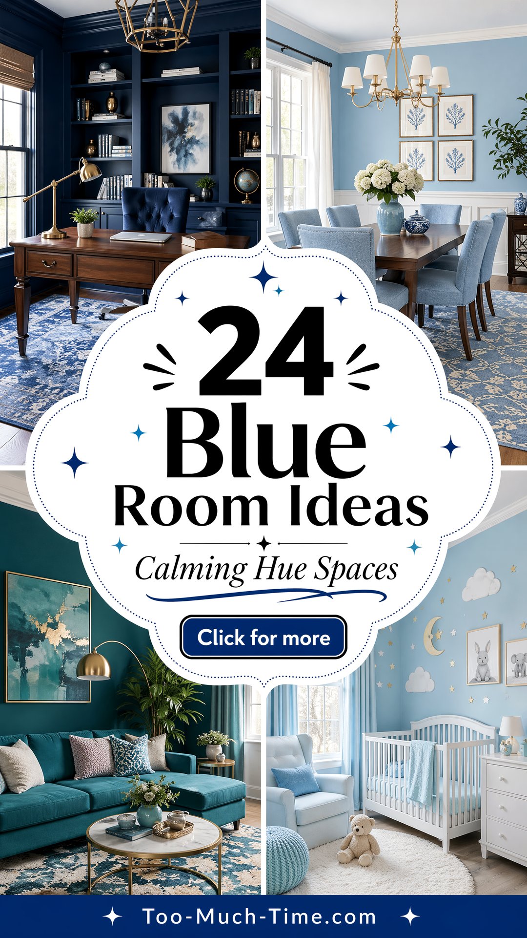 24 Blue Room Ideas Calming Hues to Elevate Spaces - 24 Blue Room Ideas: Calming Hues to Elevate Spaces