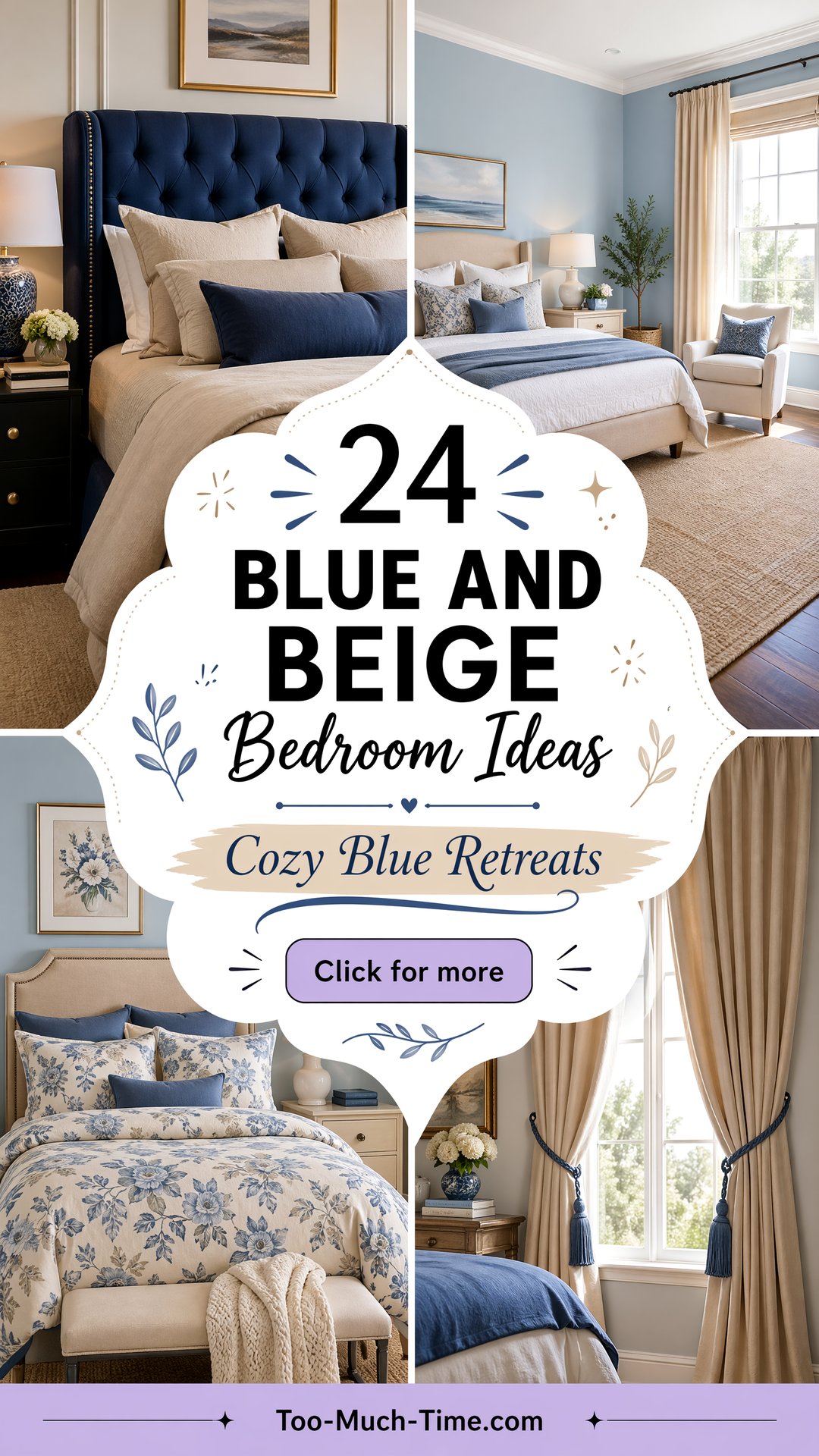 24 Blue and Beige Bedroom Ideas for Cozy Retreats Today - 24 Blue and Beige Bedroom Ideas for Cozy Retreats Today
