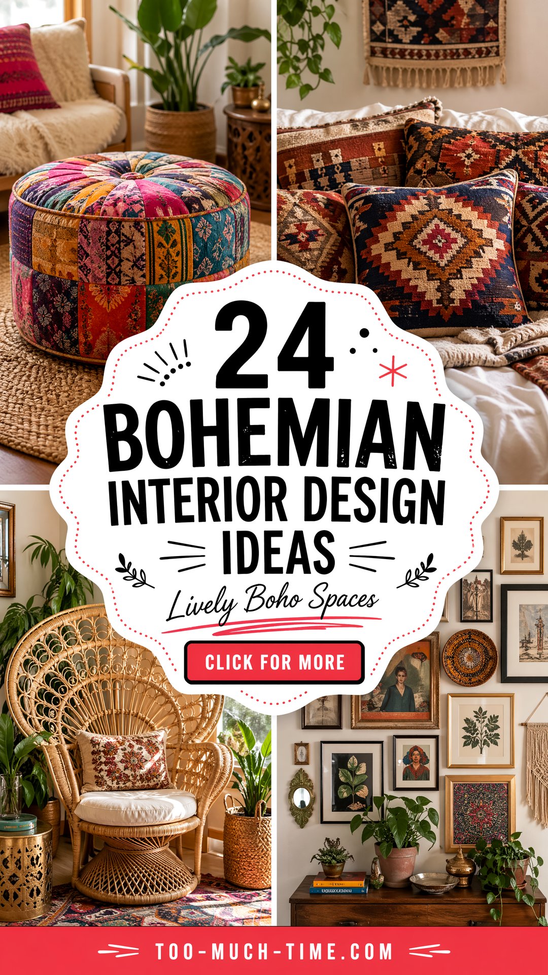 24 Bohemian Interior Design Ideas for Lively Spaces - 24 Bohemian Interior Design Ideas for Lively Spaces