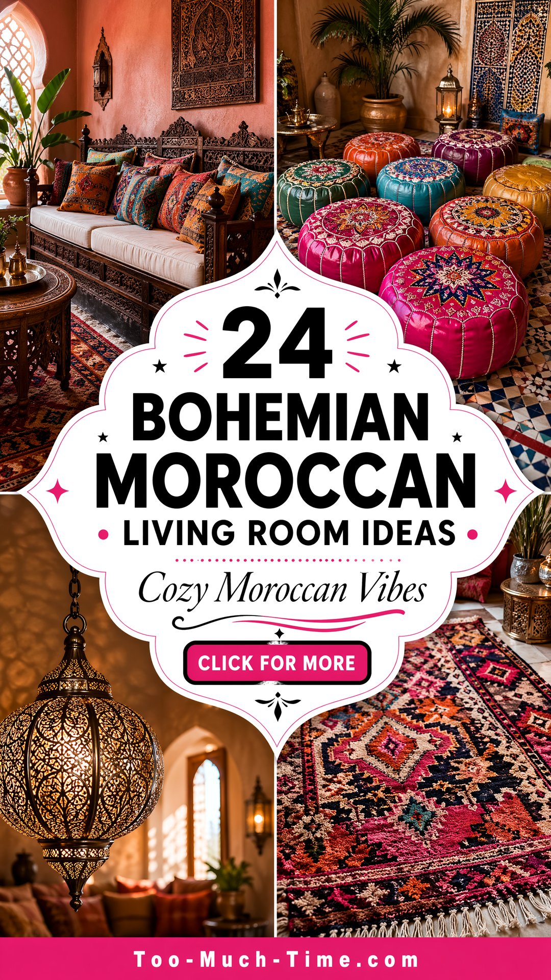24 Bohemian Moroccan Living Room Ideas for Cozy Vibes - 24 Bohemian Moroccan Living Room Ideas for Cozy Vibes