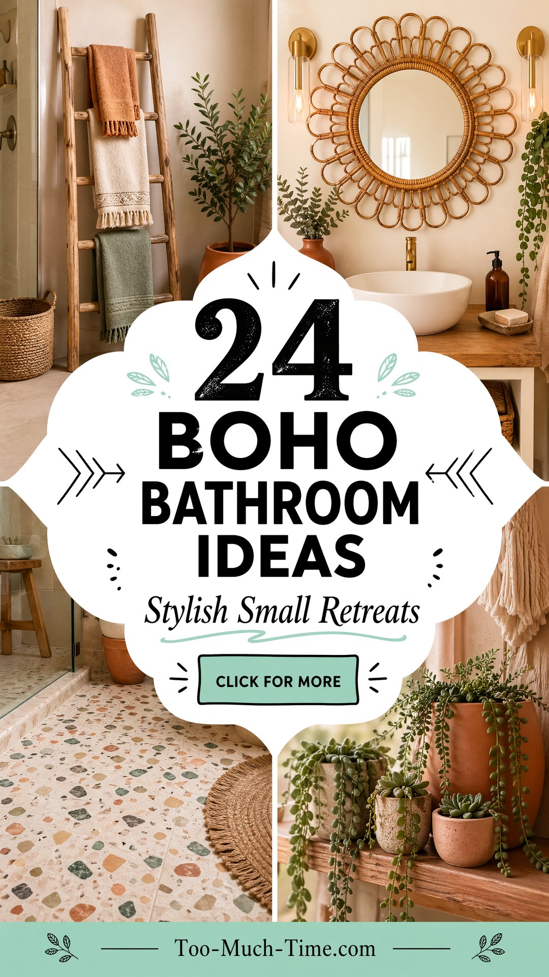24 Boho Bathroom Ideas Stylish Small-space Retreat - 24 Boho Bathroom Ideas: Stylish Small-space Retreat