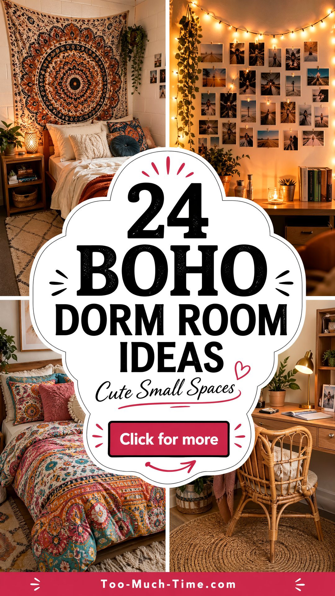 24 Boho Dorm Room Ideas for Cute Small Spaces Daily - 24 Boho Dorm Room Ideas for Cute Small Spaces Daily