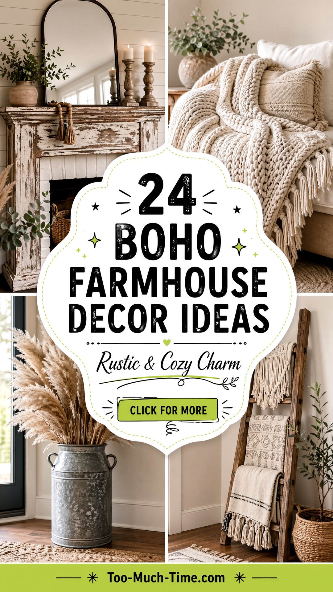 24 Boho Farmhouse Decor Ideas for Cozy Rustic Charm - 24 Boho Farmhouse Decor Ideas for Cozy, Rustic Charm