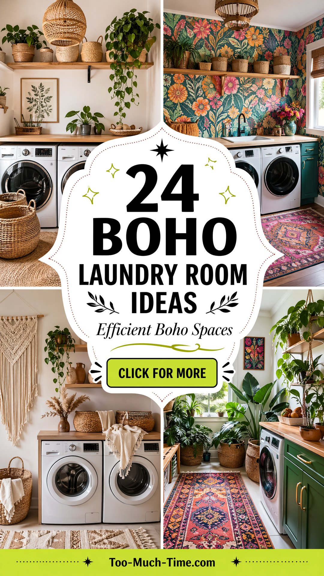24 Boho Laundry Room Ideas for Efficient Spaces Today - 24 Boho Laundry Room Ideas for Efficient Spaces Today