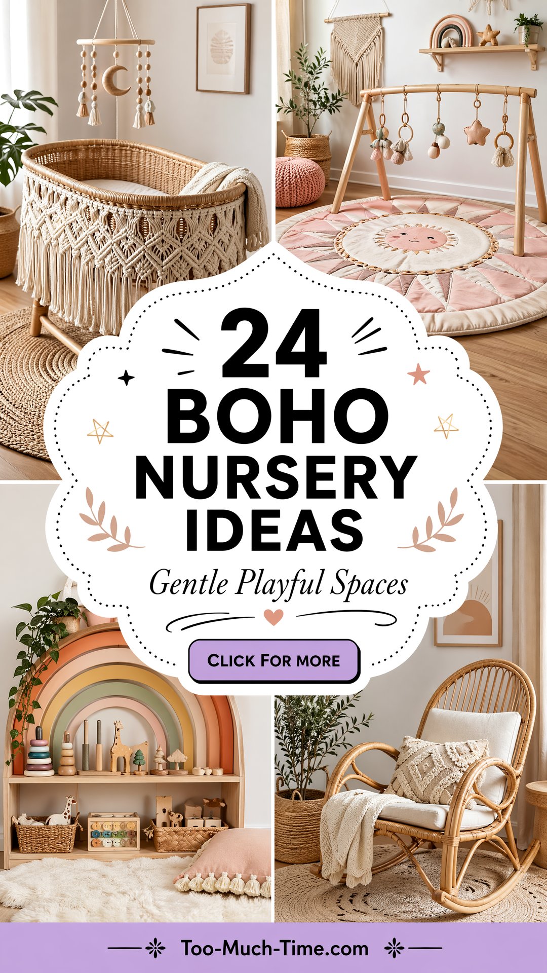24 Boho Nursery Ideas for Gentle Playful Baby Spaces - 24 Boho Nursery Ideas for Gentle, Playful Baby Spaces