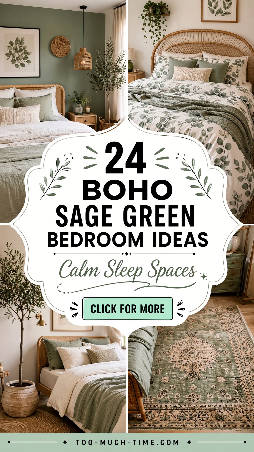 24 Boho Sage Green Bedroom Ideas for Calm Sleep Spaces - 24 Boho Sage Green Bedroom Ideas for Calm Sleep Spaces