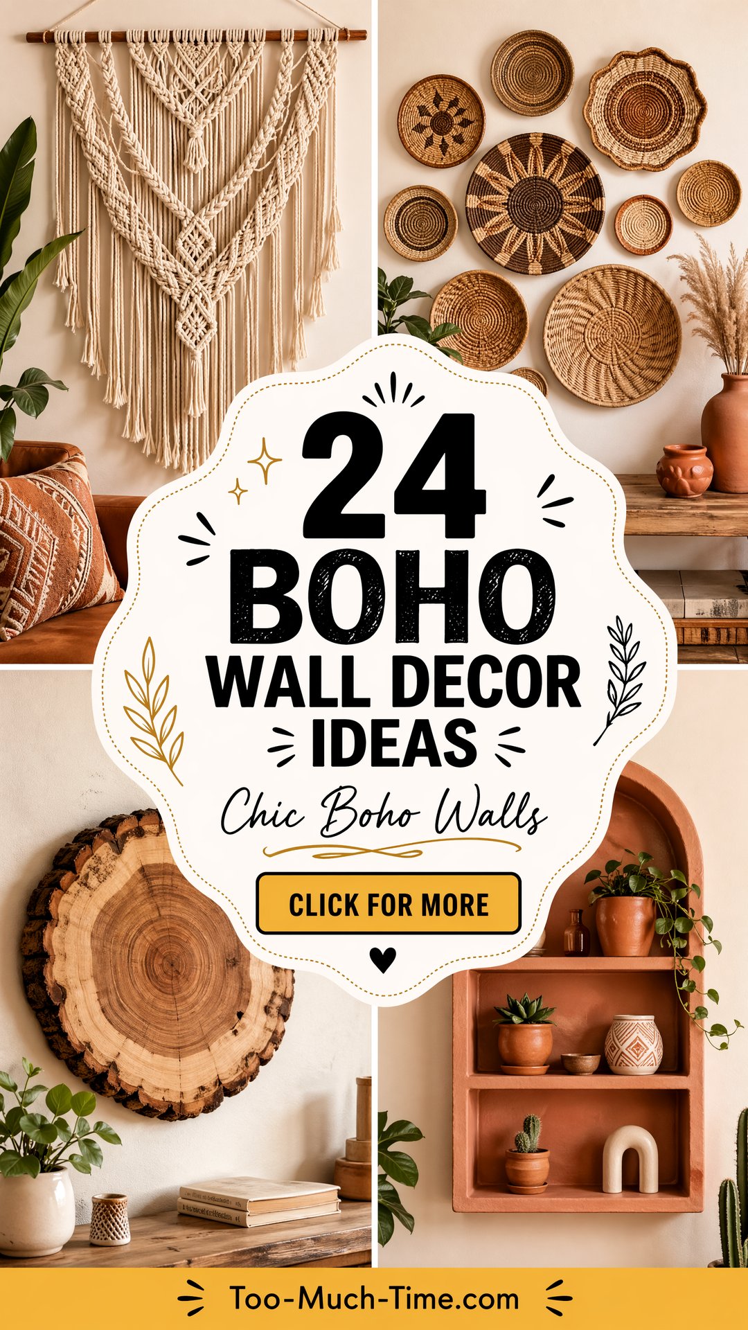 24 Boho Wall Decor Ideas Chic Accents for Boho Spaces - 24 Boho Wall Decor Ideas: Chic Accents for Boho Spaces