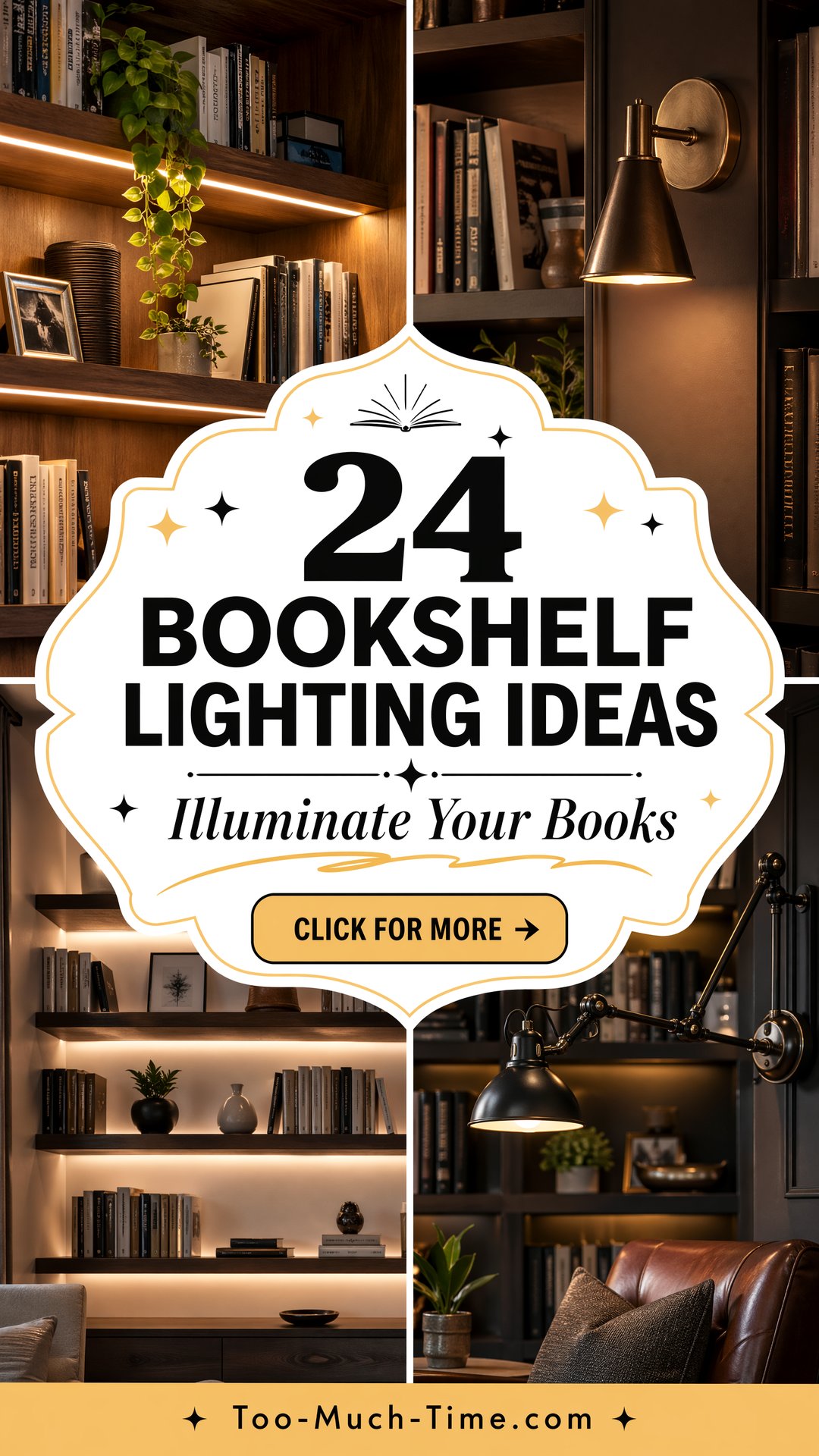 24 Bookshelf Lighting Ideas for Cozy Reading Corners - 24 Bookshelf Lighting Ideas for Cozy Reading Corners