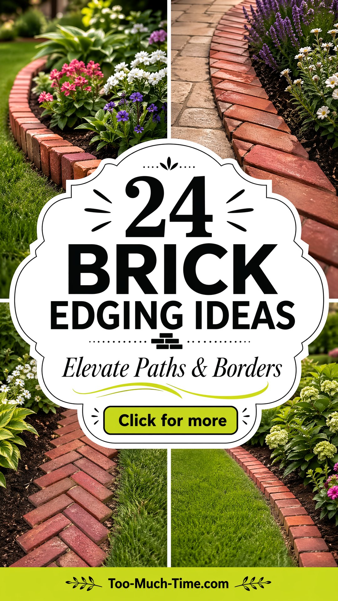 24 Brick Edging Ideas to Elevate Paths and Borders - 24 Brick Edging Ideas to Elevate Paths and Borders