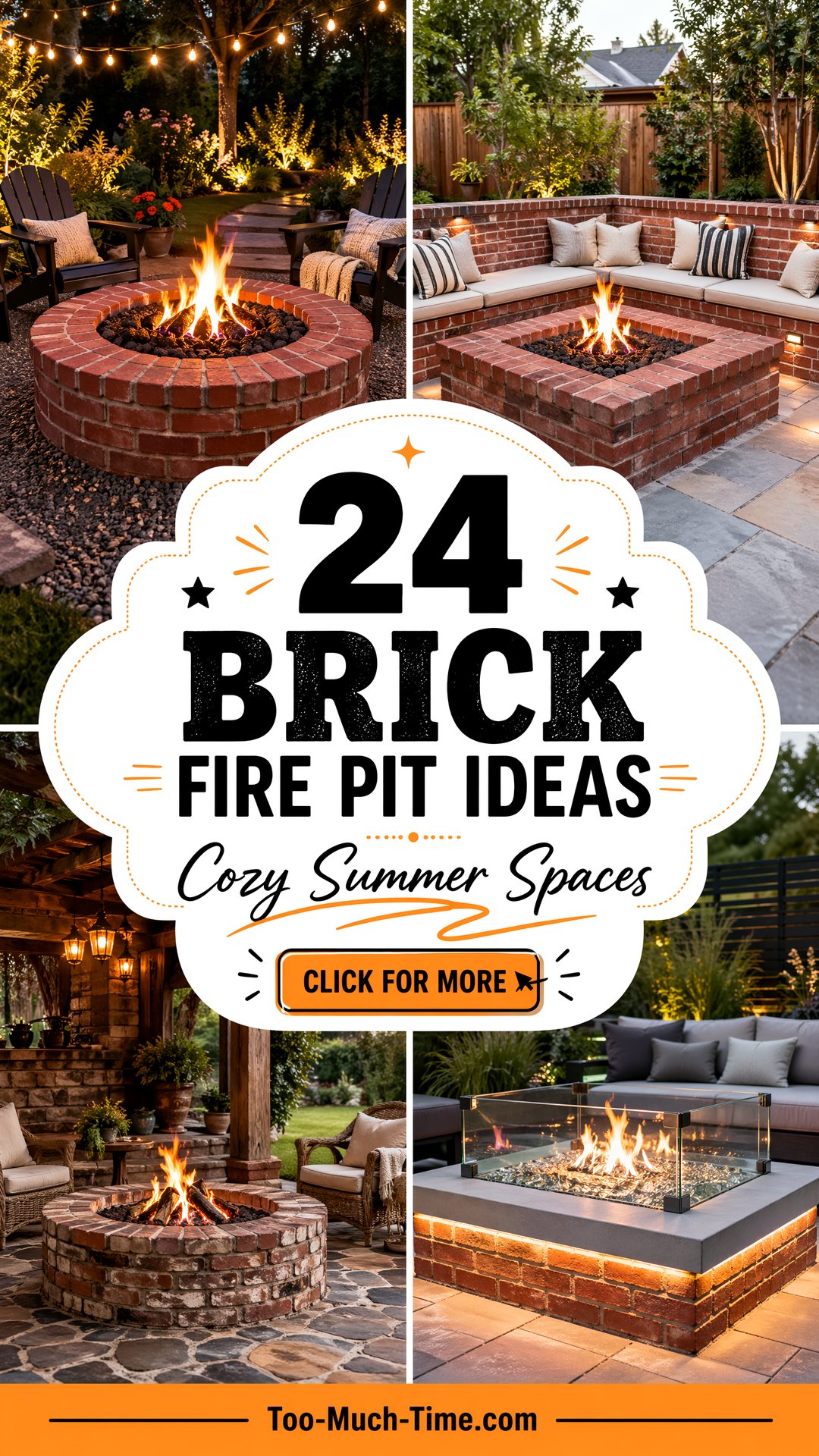 24 Brick Fire Pit Ideas Cozy Outdoor Spaces for Summer - 24 Brick Fire Pit Ideas: Cozy Outdoor Spaces for Summer