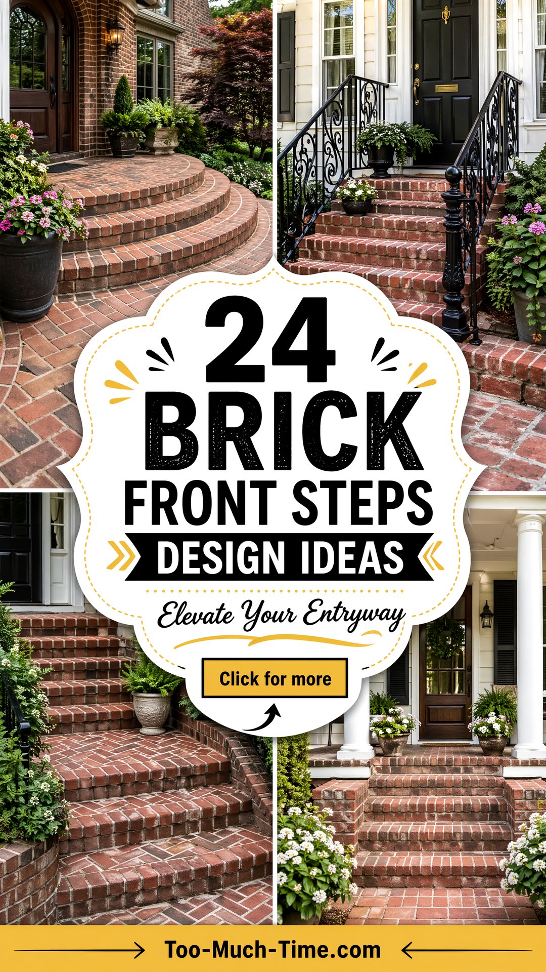 24 Brick Front Steps Design Ideas for Entryways Today - 24 Brick Front Steps Design Ideas for Entryways Today