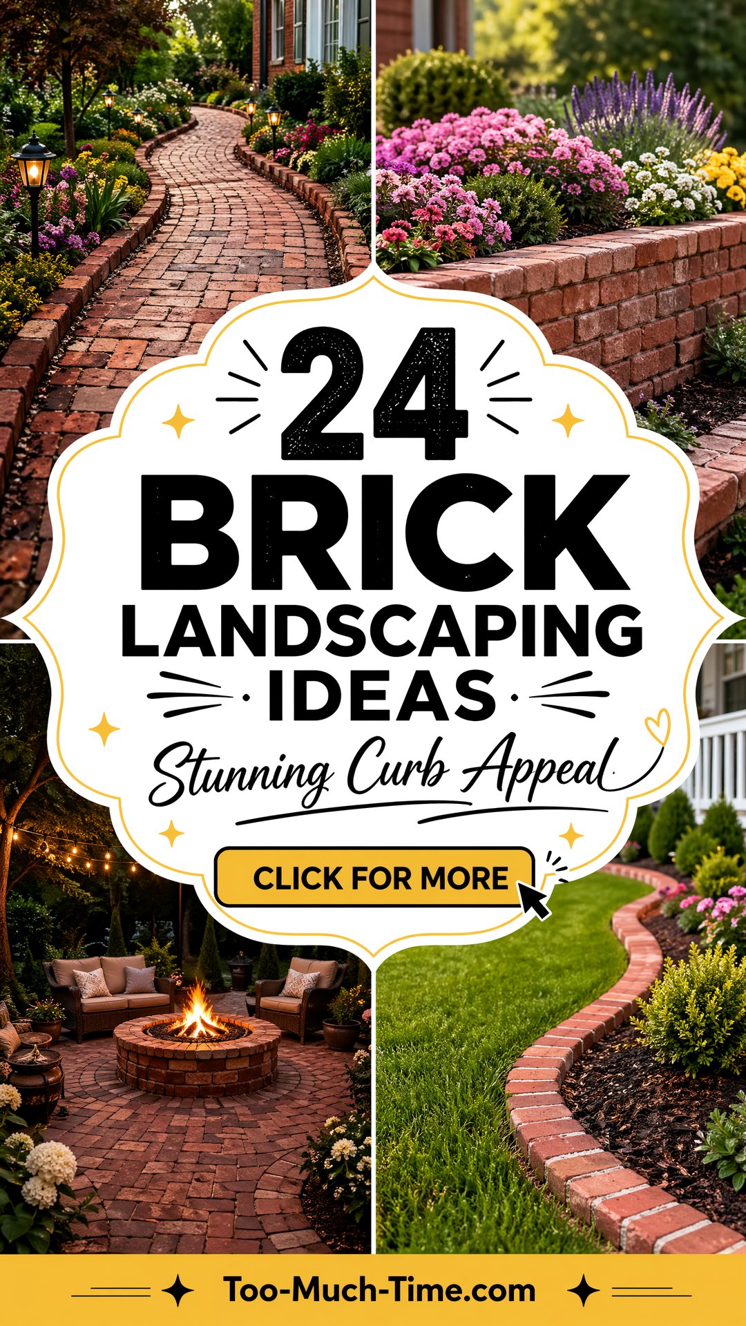 24 Brick Landscaping Ideas to Boost Curb Appeal Today - 24 Brick Landscaping Ideas to Boost Curb Appeal Today