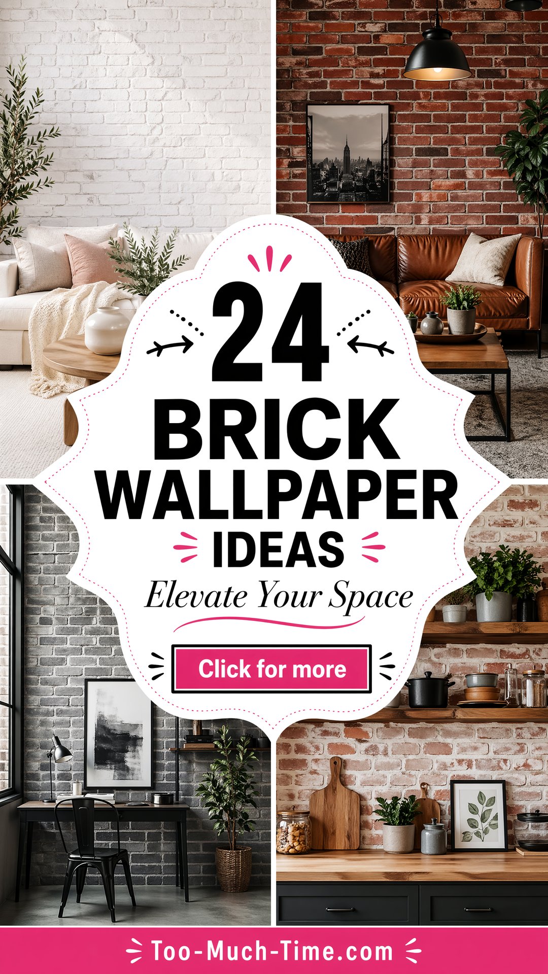 24 Brick Wallpaper Ideas to Elevate Your Space Today - 24 Brick Wallpaper Ideas to Elevate Your Space Today