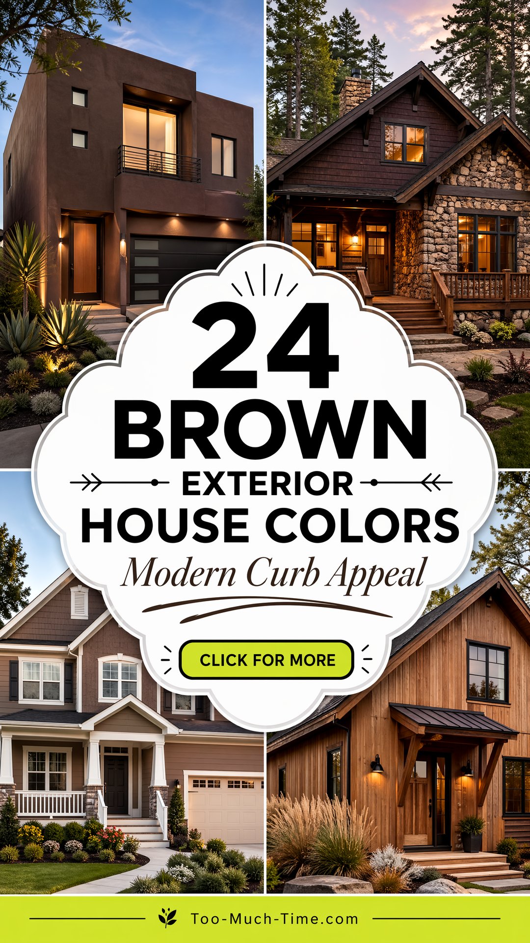 24 Brown Exterior House Colors for Modern Curb Appeal - 24 Brown Exterior House Colors for Modern Curb Appeal