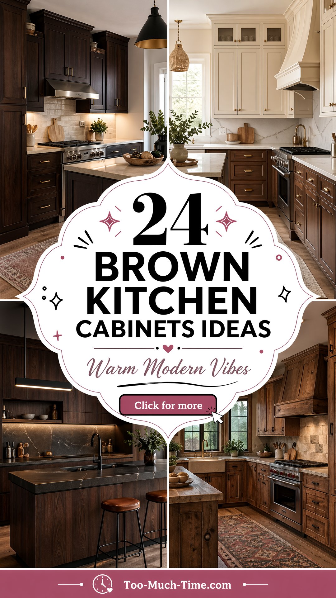 24 Brown Kitchen Cabinets Ideas for Modern Updates - 24 Brown Kitchen Cabinets Ideas for Modern Updates