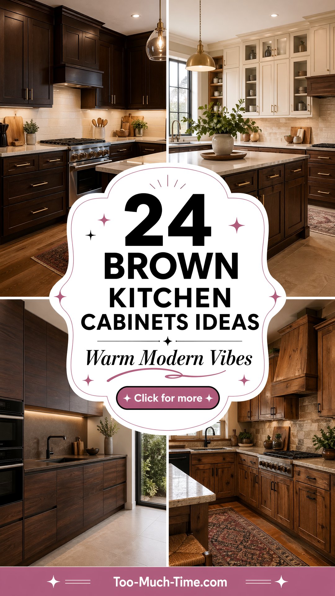 24 Brown Kitchen Cabinets Ideas for Modern Updates - 24 Brown Kitchen Cabinets Ideas for Modern Updates