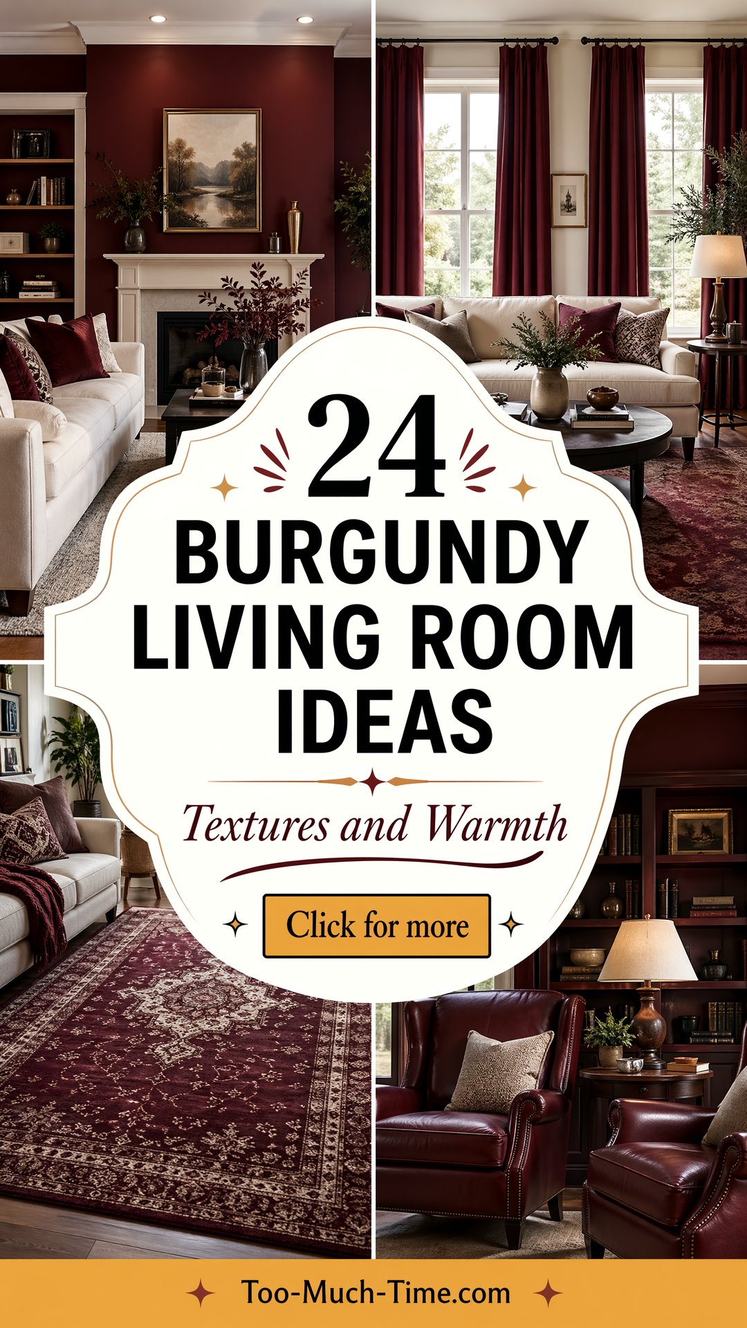 24 Burgundy Living Room Ideas Textures and Warmth - 24 Burgundy Living Room Ideas: Textures and Warmth