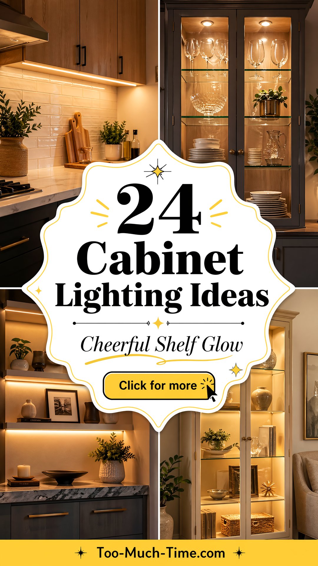 24 Cabinet Lighting Ideas Cheerful Shelf Glow Accents - 24 Cabinet Lighting Ideas: Cheerful Shelf Glow Accents
