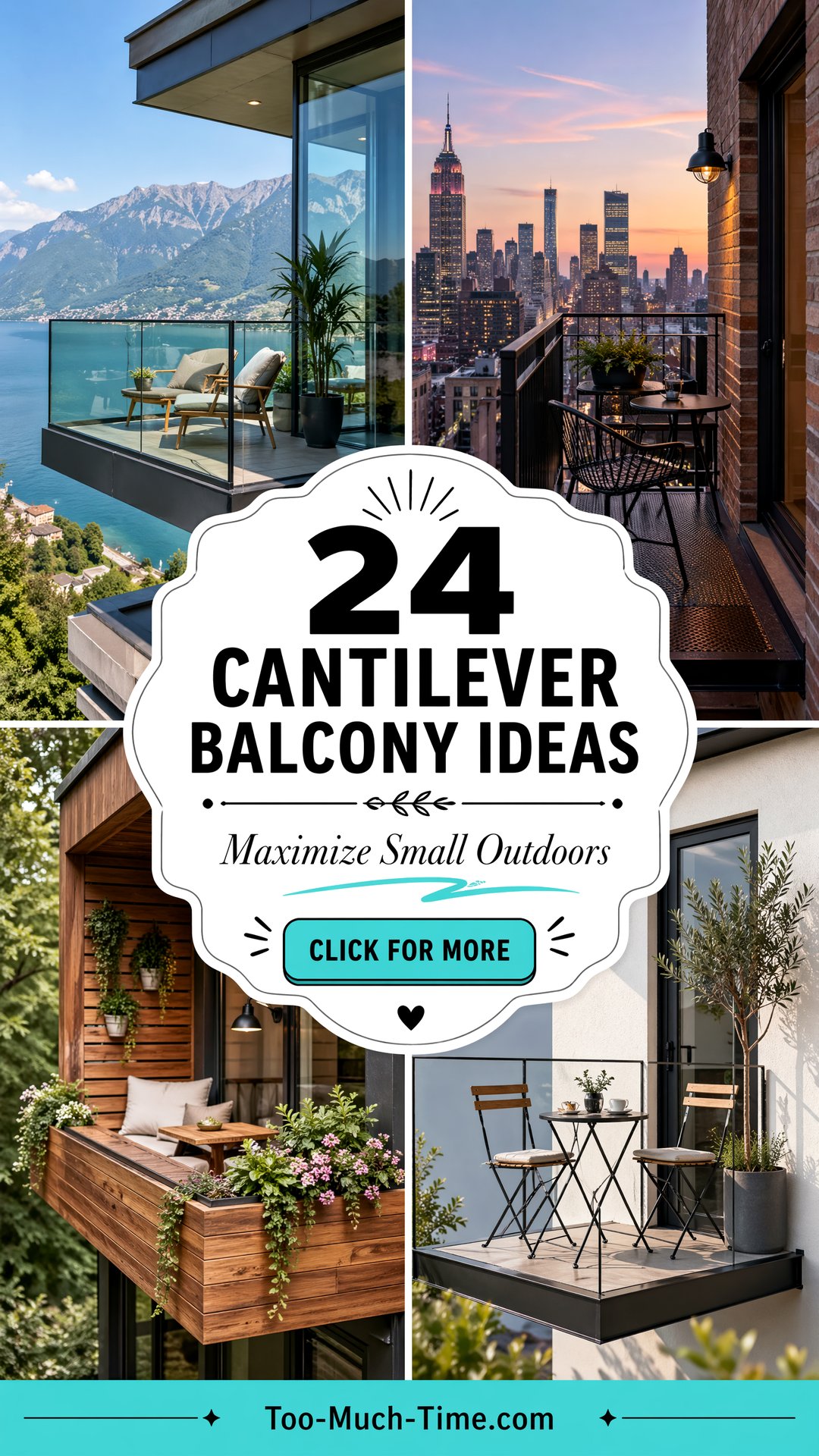 24 Cantilever Balcony Ideas to Maximize Small Outdoors - 24 Cantilever Balcony Ideas to Maximize Small Outdoors
