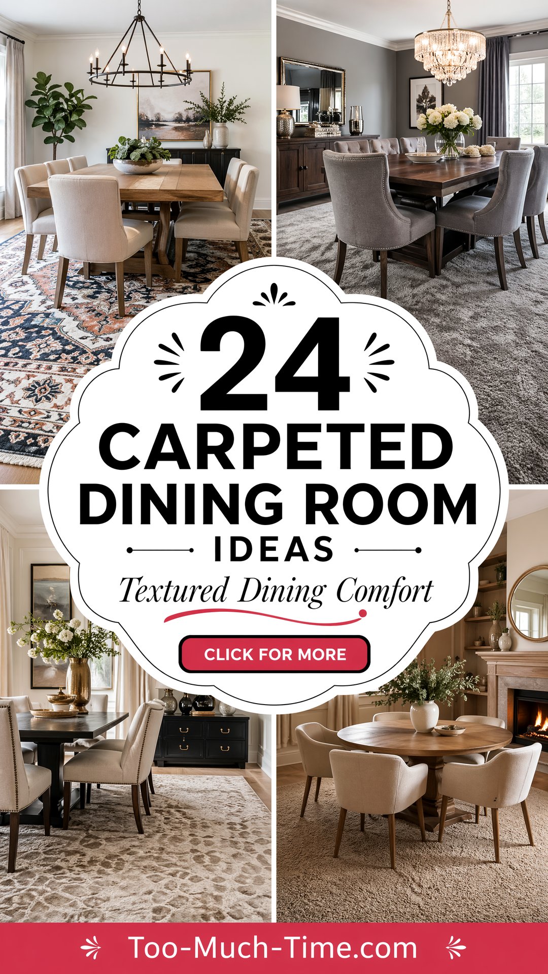 24 Carpeted Dining Room Ideas Textures Comfort Style - 24 Carpeted Dining Room Ideas: Textures, Comfort, Style