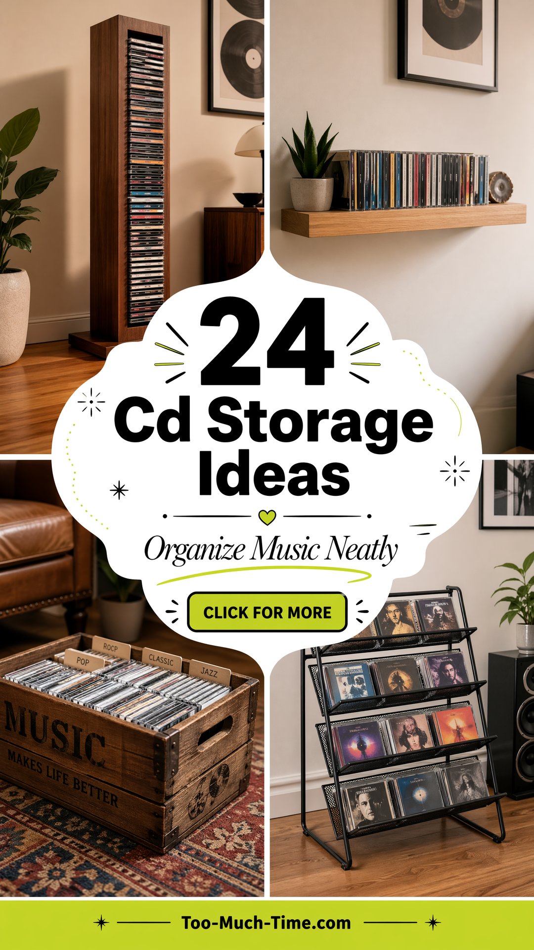 24 Cd Storage Ideas to Organize Music Neatly Today. - 24 Cd Storage Ideas to Organize Music Neatly Today.