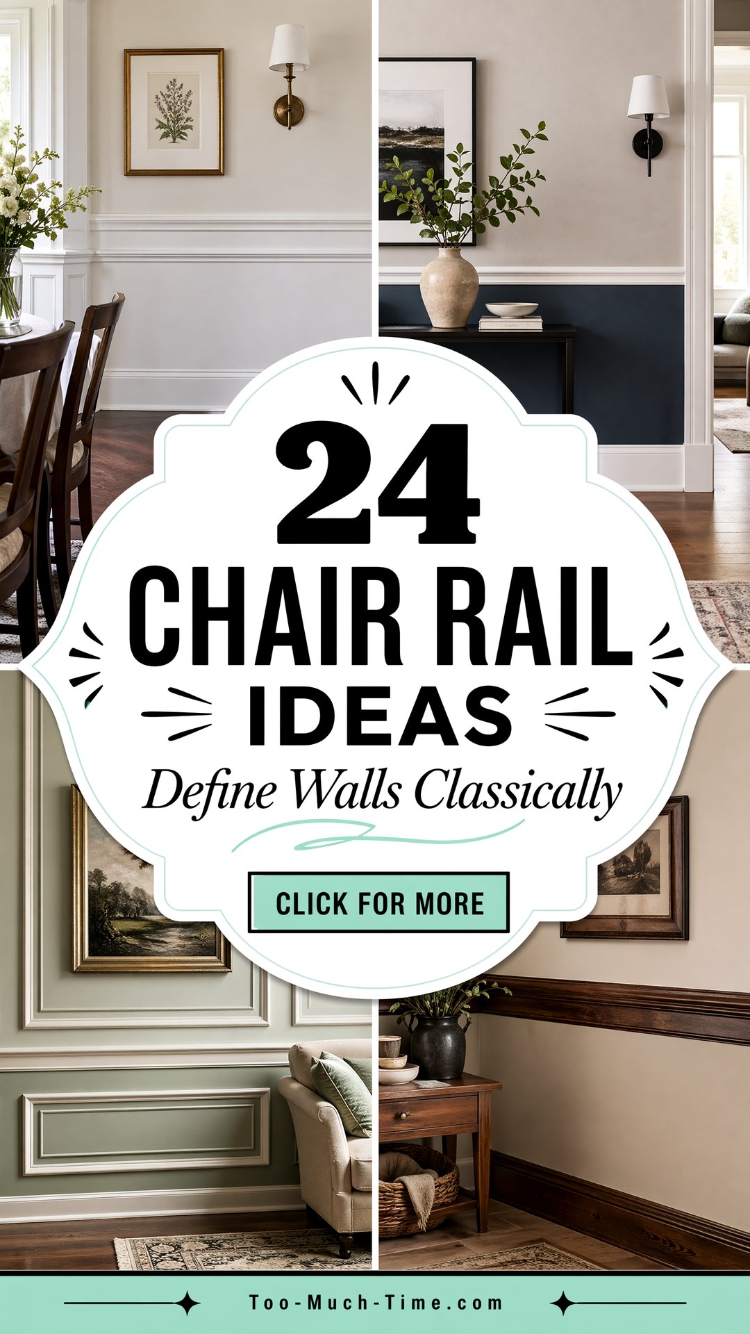 24 Chair Rail Ideas to Define Walls with Classic Lines - 24 Chair Rail Ideas to Define Walls with Classic Lines