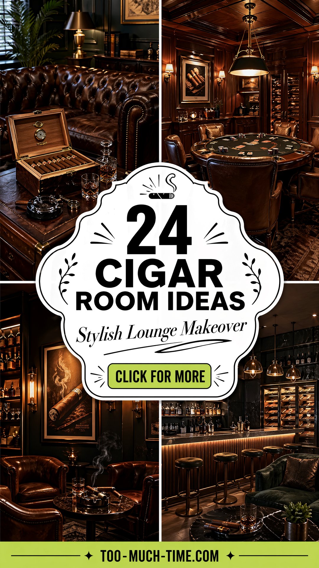 24 Cigar Room Ideas for a Stylish Lounge Makeover Today - 24 Cigar Room Ideas for a Stylish Lounge Makeover Today