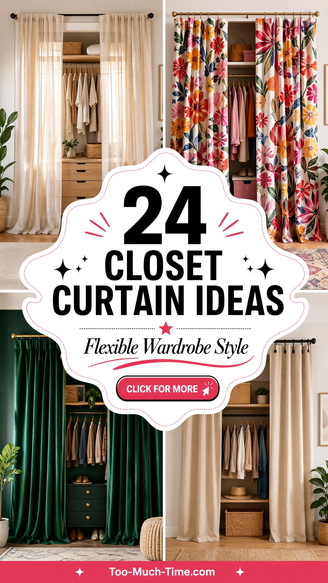 24 Closet Curtain Ideas for Flexible Wardrobe Styling - 24 Closet Curtain Ideas for Flexible Wardrobe Styling