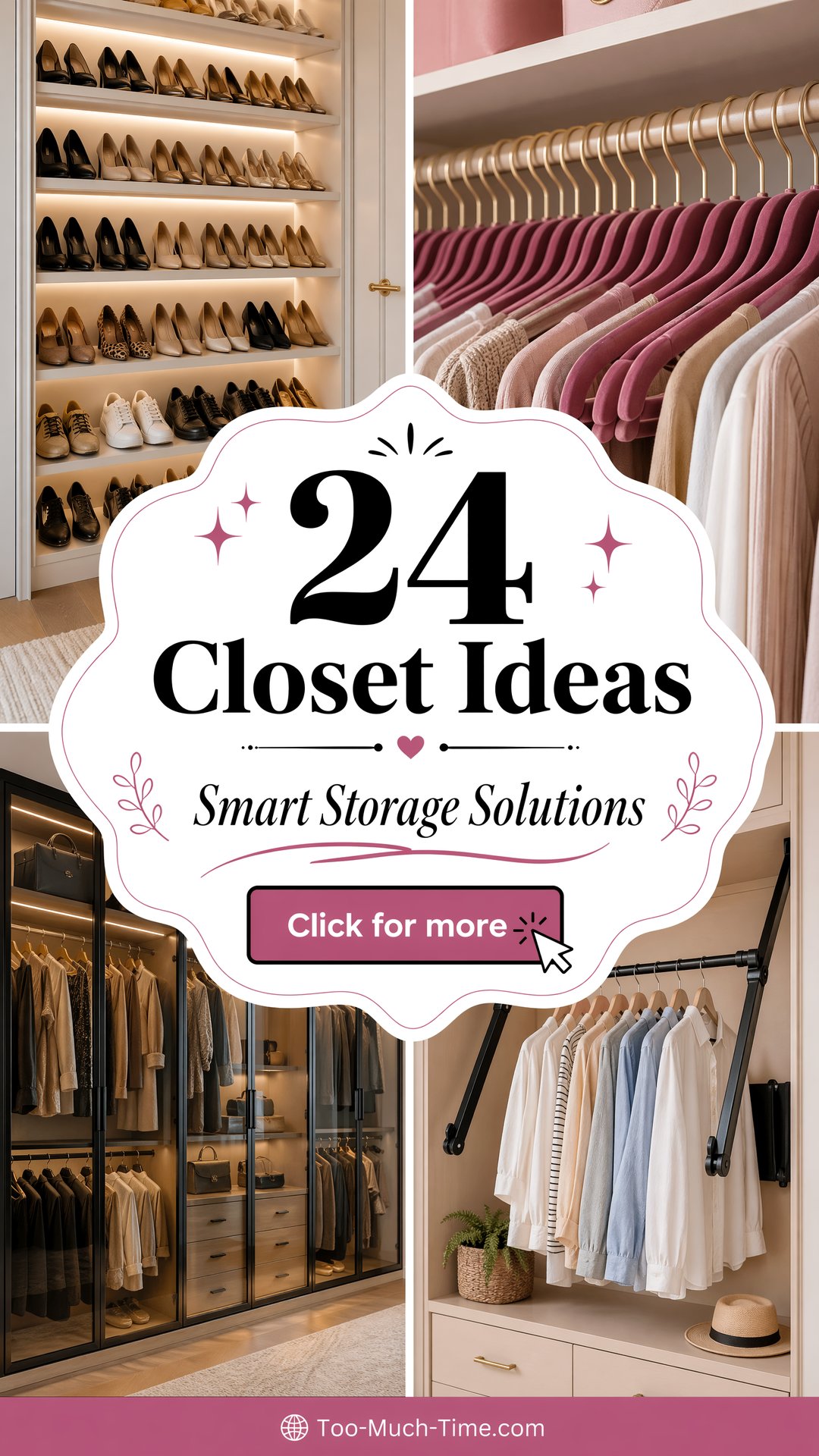 24 Closet Ideas Smart Storage and Organization Tips - 24 Closet Ideas: Smart Storage and Organization Tips