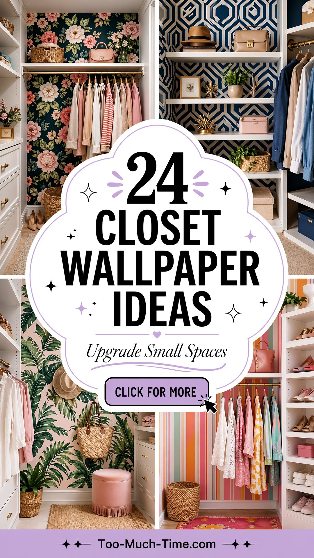 24 Closet Wallpaper Ideas to Upgrade Small Spaces Today - 24 Closet Wallpaper Ideas to Upgrade Small Spaces Today