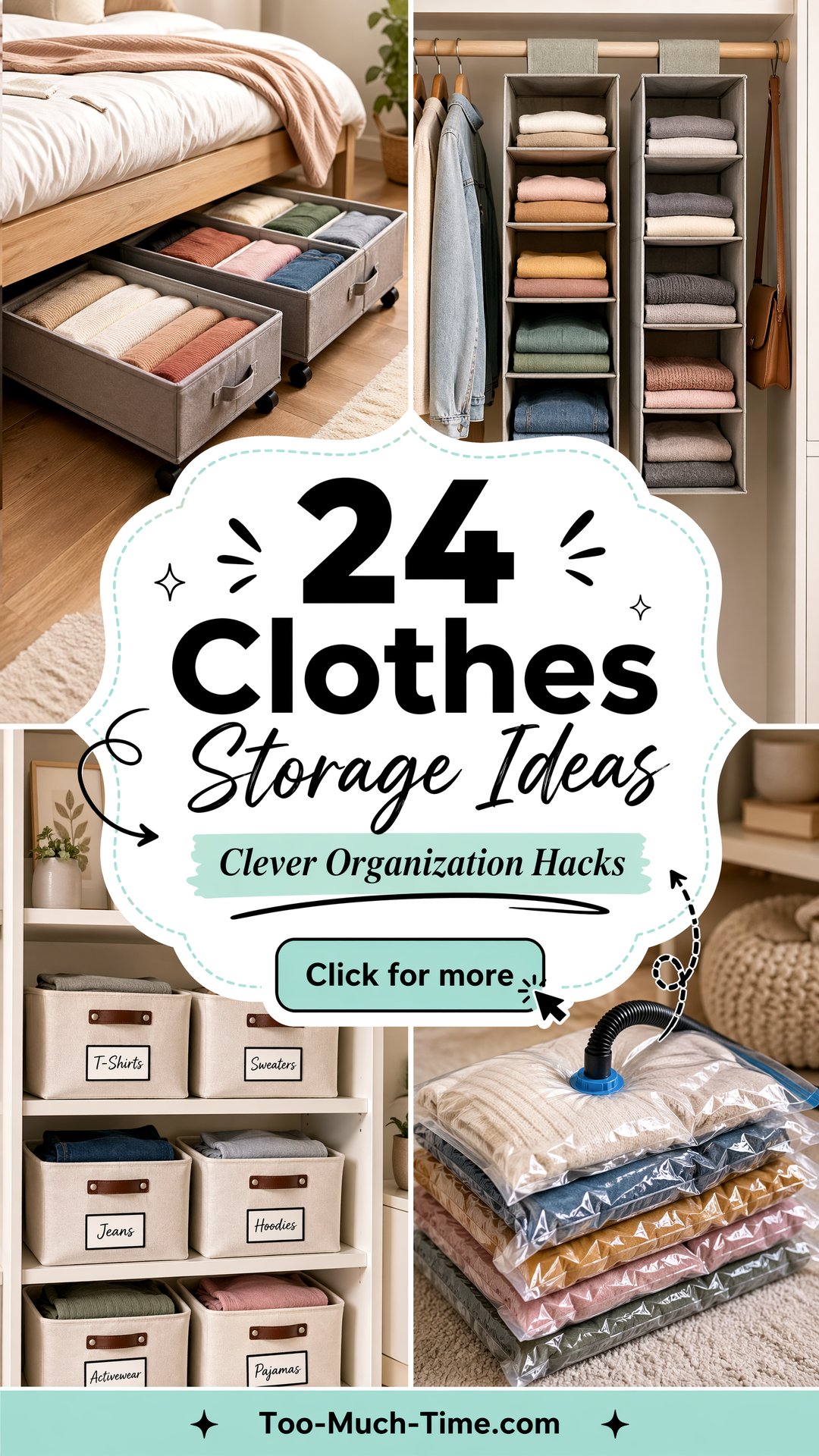 24 Clothes Storage Ideas Clever Organization Hacks - 24 Clothes Storage Ideas: Clever Organization Hacks