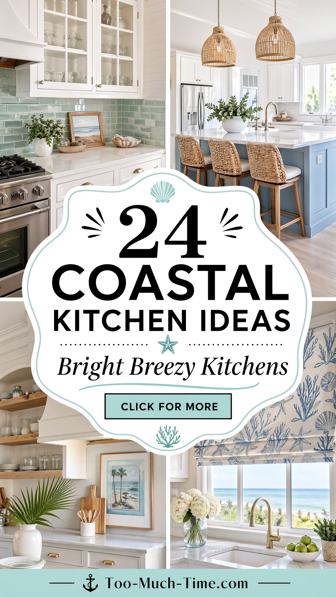 24 Coastal Kitchen Ideas Bright Breezy Functional - 24 Coastal Kitchen Ideas: Bright, Breezy, Functional