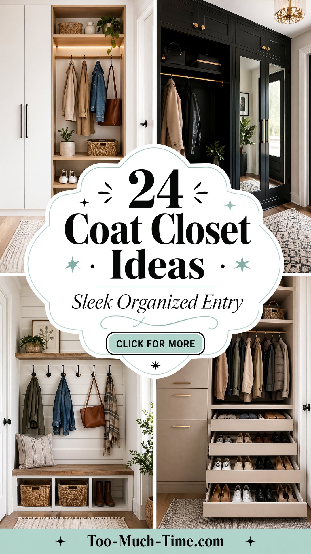 24 Coat Closet Ideas for a Sleek Organized Entry Today - 24 Coat Closet Ideas for a Sleek Organized Entry Today