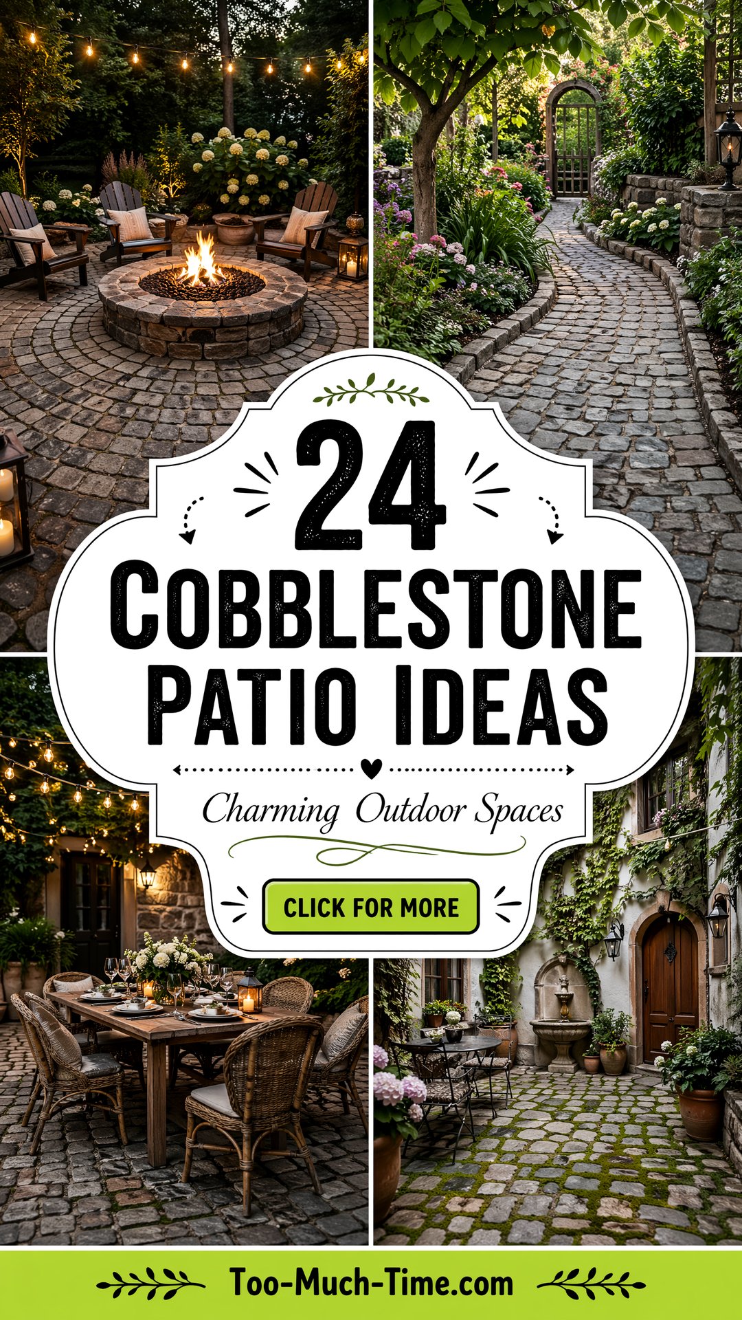 24 Cobblestone Patio Ideas for Charming Outdoor Spaces - 24 Cobblestone Patio Ideas for Charming Outdoor Spaces