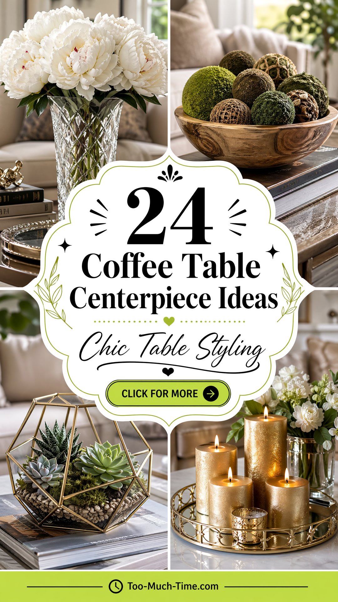 24 Coffee Table Centerpiece Ideas for Chic Gatherings - 24 Coffee Table Centerpiece Ideas for Chic Gatherings
