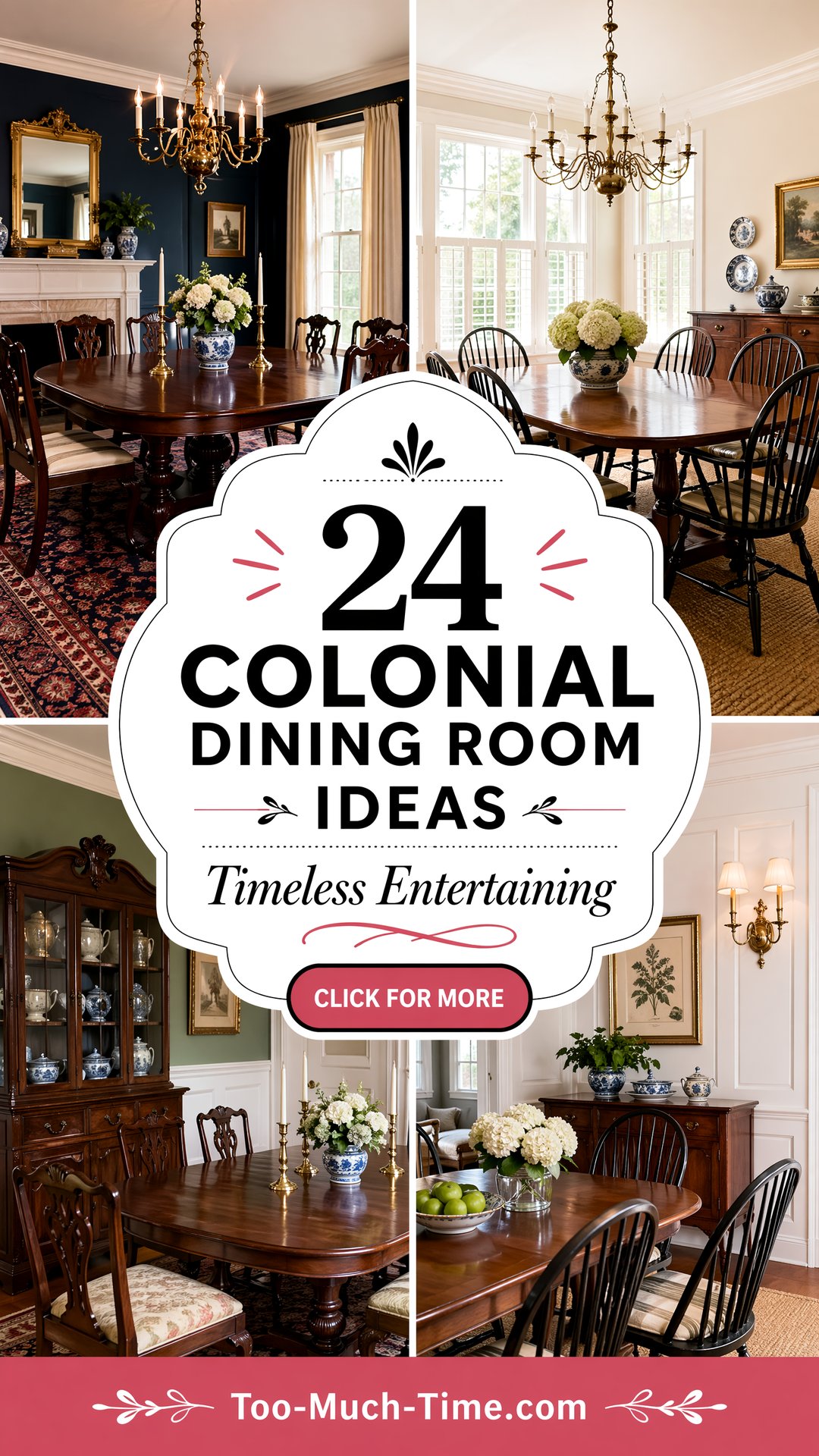 24 Colonial Dining Room Ideas for Timeless Entertaining - 24 Colonial Dining Room Ideas for Timeless Entertaining