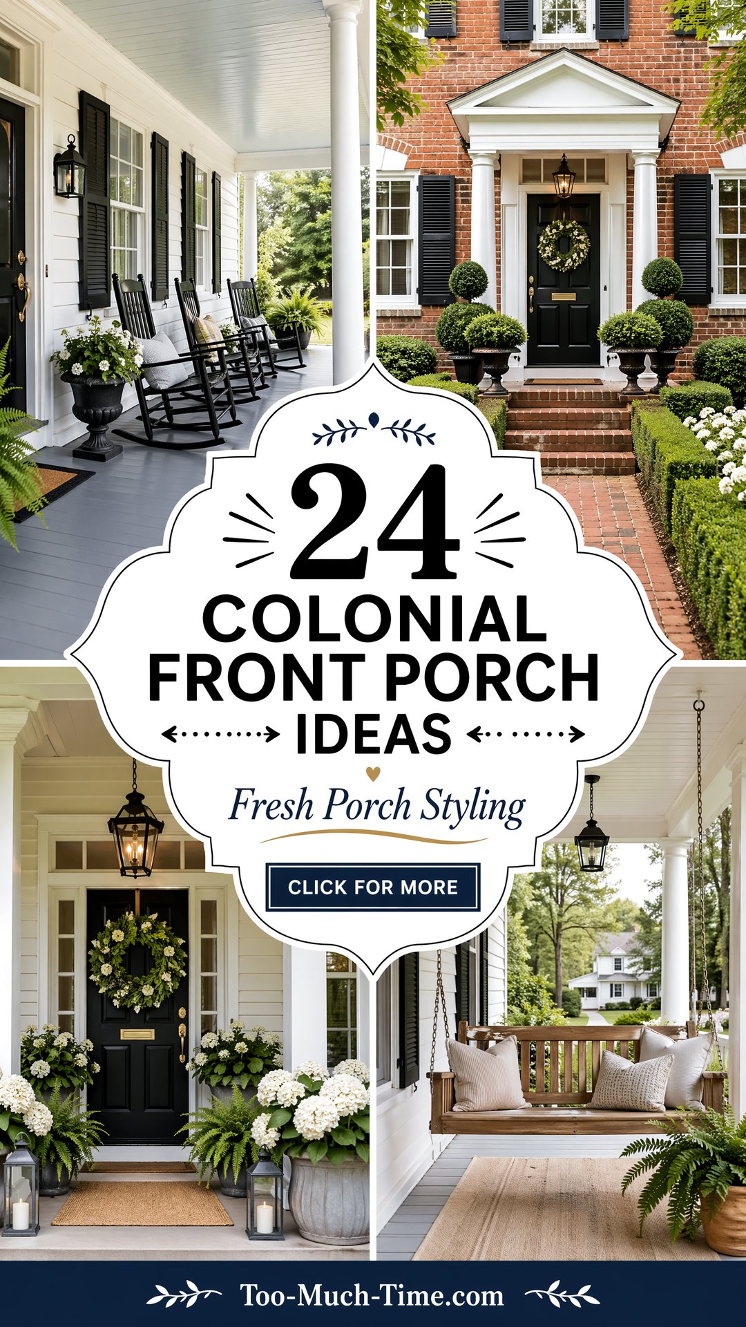 24 Colonial Front Porch Ideas Fresh Porch Styling Tips - 24 Colonial Front Porch Ideas: Fresh Porch Styling Tips