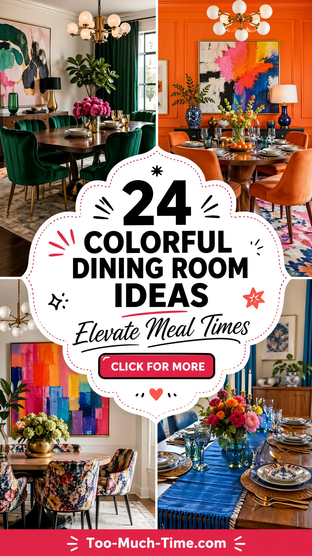 24 Colorful Dining Room Ideas to Elevate Meals Daily - 24 Colorful Dining Room Ideas to Elevate Meals Daily