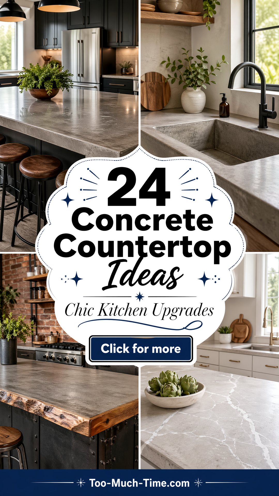 24 Concrete Countertop Ideas for Chic Upgrades Today - 24 Concrete Countertop Ideas for Chic Upgrades Today